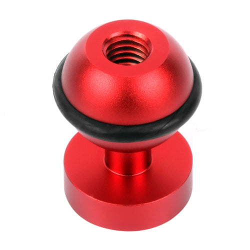 PULUZ CNC Aluminum Ball Head Adapter Mount for GoPro, Insta360, DJI and Other Action Cameras, Diameter: 2.5cm(Red) - HoMEdemic™ 