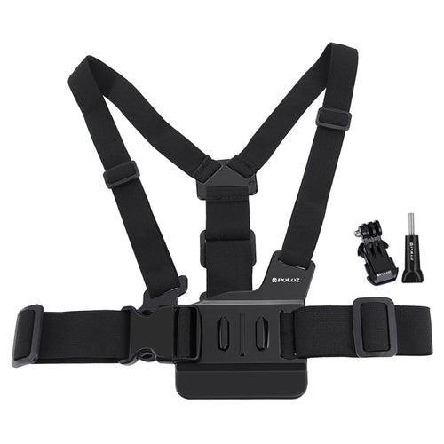 PULUZ Adjustable Body Mount Belt Chest Strap with J Hook Mount & Long Screw for GoPro, Insta360, DJI and Other Action Cameras - HoMEdemic™ 