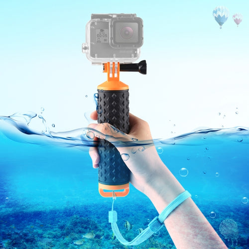 PULUZ Floating Handle Hand Grip Buoyancy Rods with Strap for GoPro HERO10 Black / HERO9 Black / HERO8 Black / HERO7 /6 /5 /5 Session /4 Session /4 /3+ /3 /2 /1, Xiaoyi and Other Action Cameras(Orange) - HoMEdemic™ 