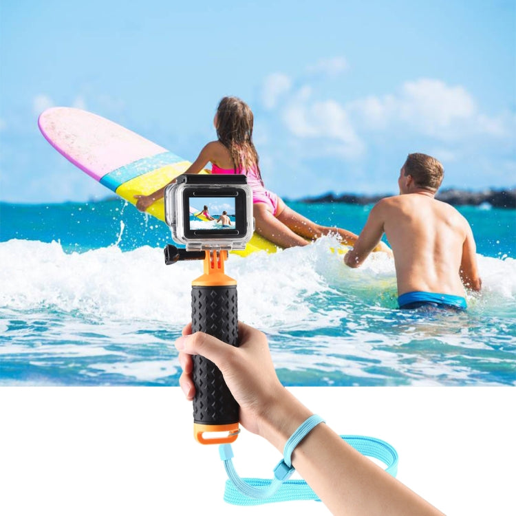 PULUZ Floating Handle Hand Grip Buoyancy Rods with Strap for GoPro HERO10 Black / HERO9 Black / HERO8 Black / HERO7 /6 /5 /5 Session /4 Session /4 /3+ /3 /2 /1, Xiaoyi and Other Action Cameras(Orange) - HoMEdemic™ 