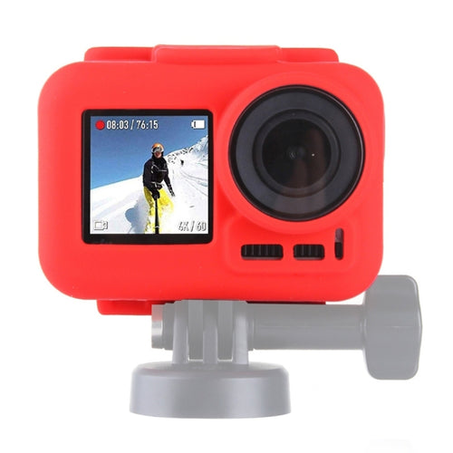 PULUZ Silicone Protective Case for DJI Osmo Action with Frame(Red) - HoMEdemic™ 