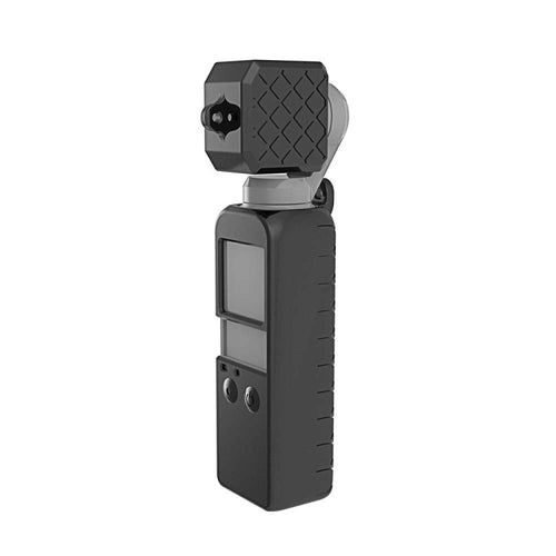 PULUZ  2 in 1 Diamond Texture Silicone Cover Case Set for DJI OSMO Pocket(Black) - HoMEdemic™ 