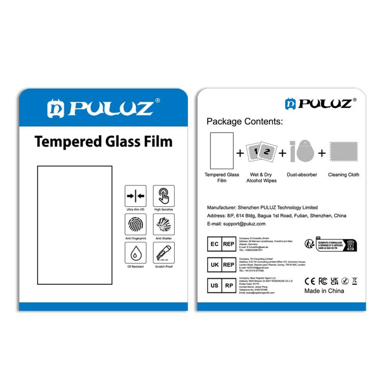 PULUZ 9H 2.5D HD Tempered Glass Lens Protector + Screen Film for DJI OSMO Pocket Gimbal - HoMEdemic™ 