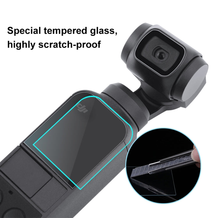 PULUZ 9H 2.5D HD Tempered Glass Lens Protector + Screen Film for DJI OSMO Pocket Gimbal - HoMEdemic™ 