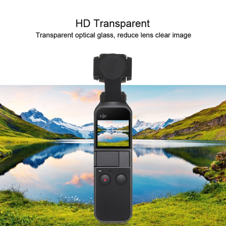 PULUZ 9H 2.5D HD Tempered Glass Lens Protector + Screen Film for DJI OSMO Pocket Gimbal - HoMEdemic™ 