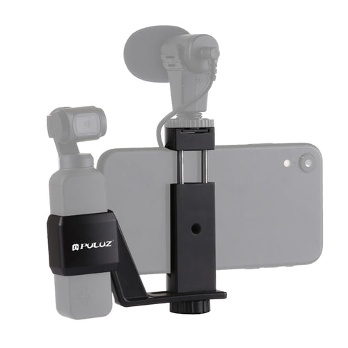 PULUZ Metal Phone Clamp Mount + Expansion Fixed Stand Bracket for DJI OSMO Pocket - HoMEdemic™ 