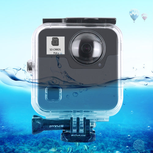 PULUZ 45m Underwater Waterproof Shockproof Housing Diving Case for GoPro Fusion, with Buckle Basic Mount & Screw - HoMEdemic™ 