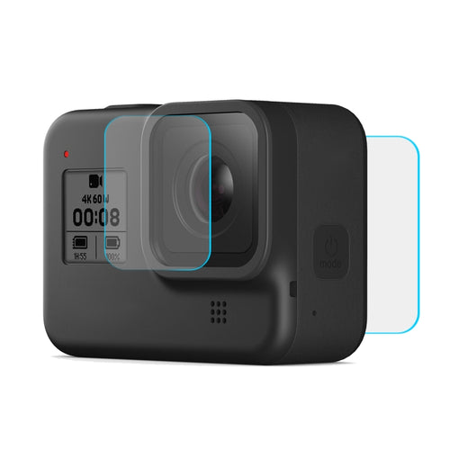 PULUZ for GoPro HERO8 Black Lens + LCD Display 9H 2.5D Tempered Glass Film - HoMEdemic™ 