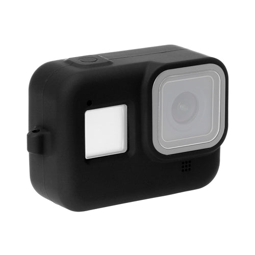 PULUZ Silicone Protective Case Cover with Wrist Strap for GoPro HERO8 Black(Black) - HoMEdemic™ 