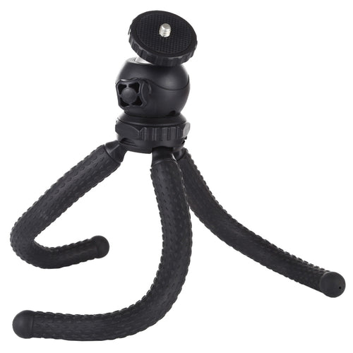 PULUZ Mini Octopus Flexible Tripod Holder with Ball Head for SLR Cameras, GoPro, Cellphone, Size: 25cmx4.5cm - HoMEdemic™ 