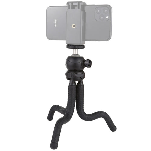 PULUZ Mini Octopus Flexible Tripod Holder with Ball Head for SLR Cameras, GoPro, Cellphone, Size: 25cmx4.5cm - HoMEdemic™ 