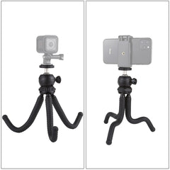 PULUZ Mini Octopus Flexible Tripod Holder with Ball Head for SLR Cameras, GoPro, Cellphone, Size: 25cmx4.5cm - HoMEdemic™ 