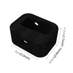 [US Warehouse] PULUZ for GoPro HERO12 Black /11 Black /10 Black /9 Black Foam Windshield Housing Case(Black) - HoMEdemic™ 