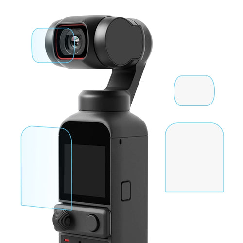 PULUZ 9H 2.5D HD Tempered Glass Lens Protector + Screen Film for DJI OSMO Pocket 2 - HoMEdemic™ 