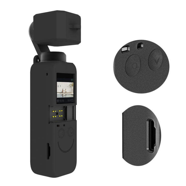 PULUZ  2 in 1 Silicone Cover Case Set for DJI OSMO Pocket 2 (Black) - HoMEdemic™ 