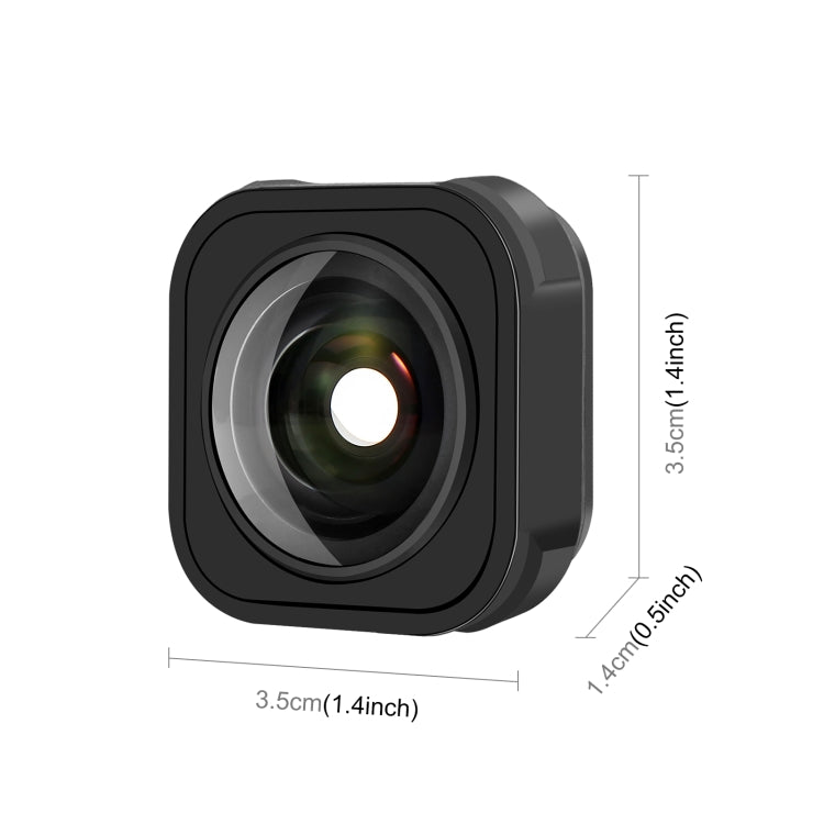 PULUZ Max Lens Mod Wide Angle Lens for GoPro Hero13 Black / Hero12 Black / Hero11 Black / HERO10 Black / HERO9 Black(Black) - HoMEdemic™ 