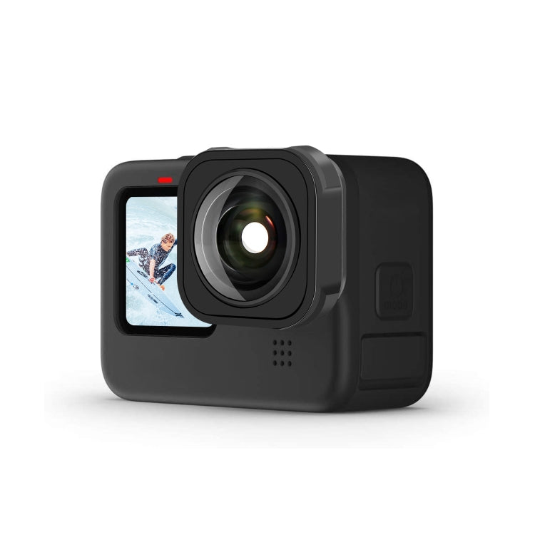 PULUZ Max Lens Mod Wide Angle Lens for GoPro Hero13 Black / Hero12 Black / Hero11 Black / HERO10 Black / HERO9 Black(Black) - HoMEdemic™ 