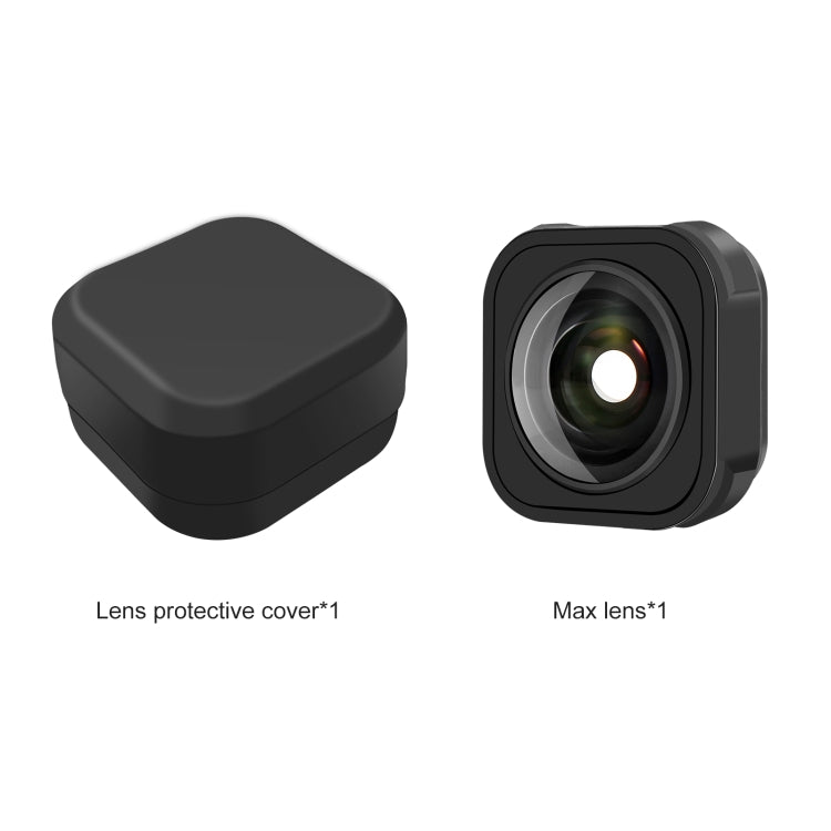 PULUZ Max Lens Mod Wide Angle Lens for GoPro Hero13 Black / Hero12 Black / Hero11 Black / HERO10 Black / HERO9 Black(Black) - HoMEdemic™ 