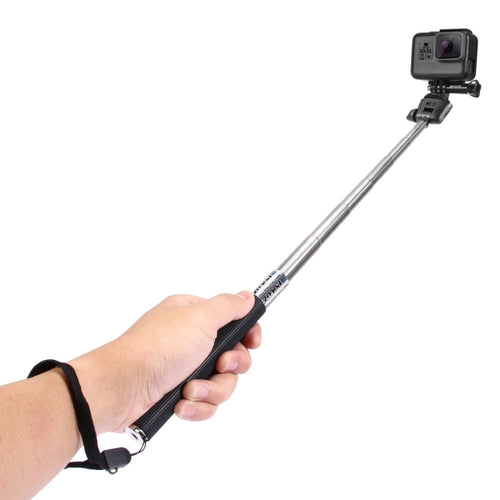 PULUZ Extendable Handheld Selfie Monopod for GoPro, Insta360, DJI and Other Action Cameras, Length: 22.5-80cm - HoMEdemic™ 