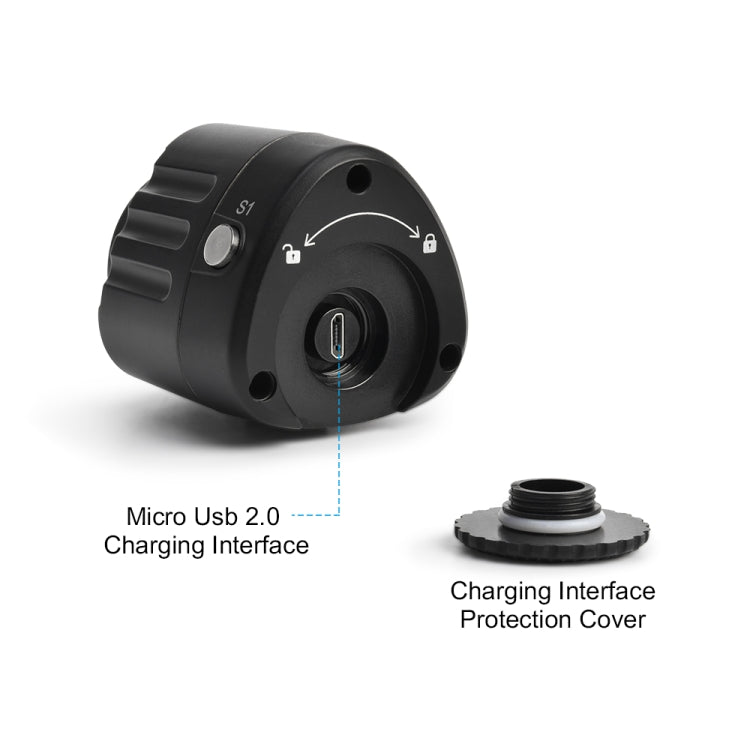PULUZ 40m Underwater LED Photography Fill Light 1000LM 3.7V/1100mAh Diving Light for GoPro, Insta360, DJI and Other Action Cameras(Black) - HoMEdemic™ 