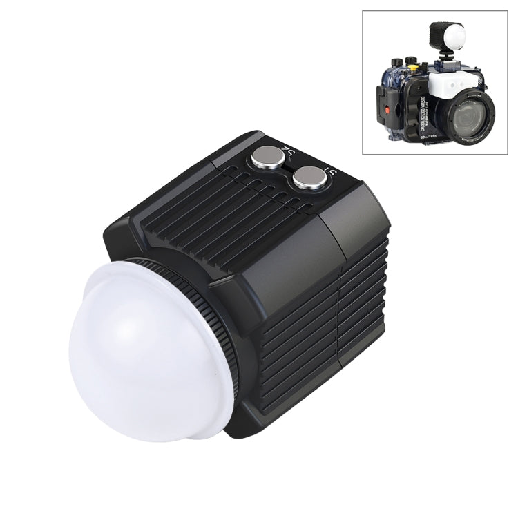 PULUZ 60m Underwater LED Photography Fill Light 7.4V/1100mAh Diving Light for GoPro, Insta360, DJI and Other Action Cameras(Black) - HoMEdemic™ 