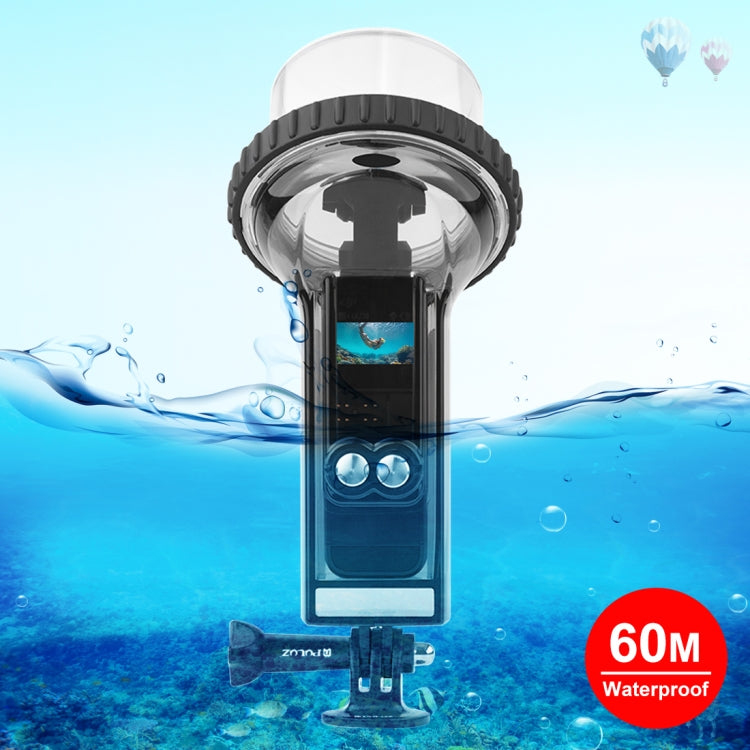 PULUZ 60m Underwater Waterproof Housing Diving Case Cover for DJI Osmo Pocket 2(Black) - HoMEdemic™ 