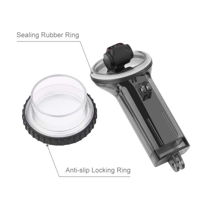 PULUZ 60m Underwater Waterproof Housing Diving Case Cover for DJI Osmo Pocket 2(Black) - HoMEdemic™ 