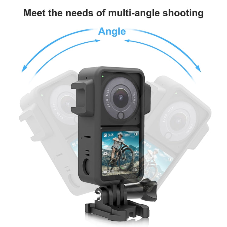 PULUZ ABS Protective Frame Cage with Dual Cold Shoes for DJI Action 2 (Black) - HoMEdemic™ 