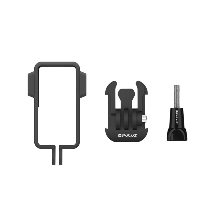 PULUZ ABS Protective Frame Cage with Dual Cold Shoes for DJI Action 2 (Black) - HoMEdemic™ 