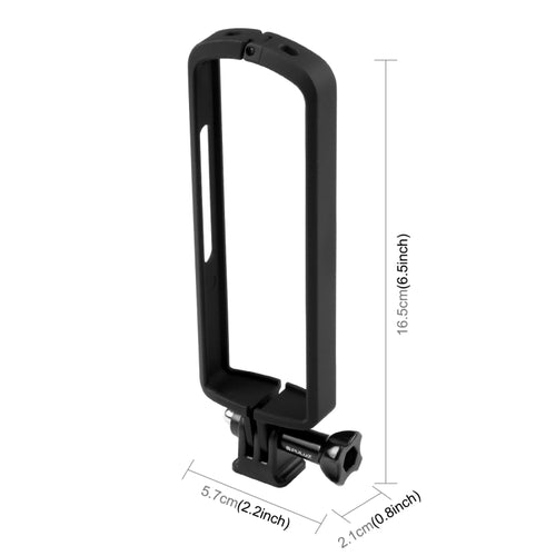 PULUZ PC ABS Plastic Protective Frame for Ricoh Theta SC2, with Adapter Mount & Screw(Black) - HoMEdemic™ 