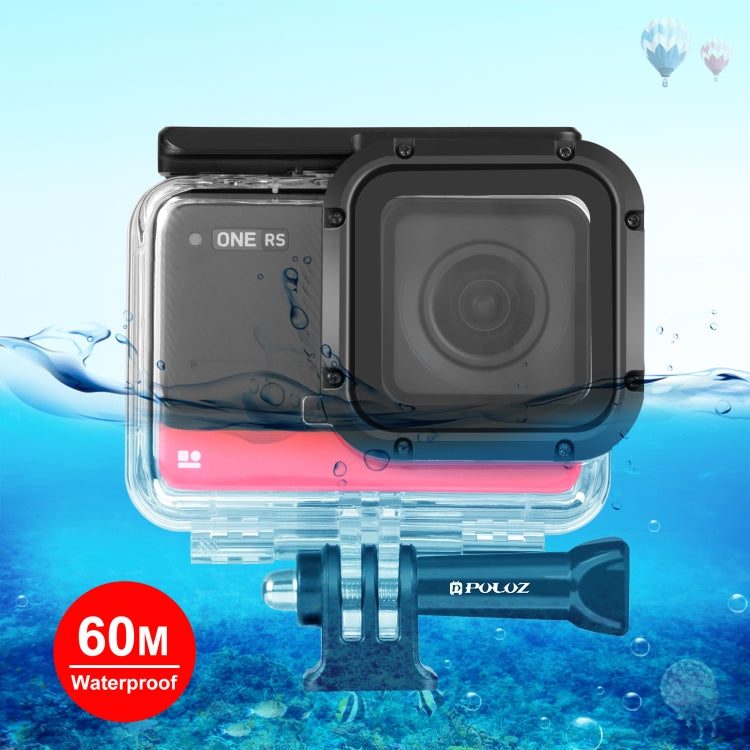 PULUZ 60m Underwater Depth Diving Case Waterproof Camera Housing for Insta360 One RS 4K Edition(Transparent) - HoMEdemic™ 