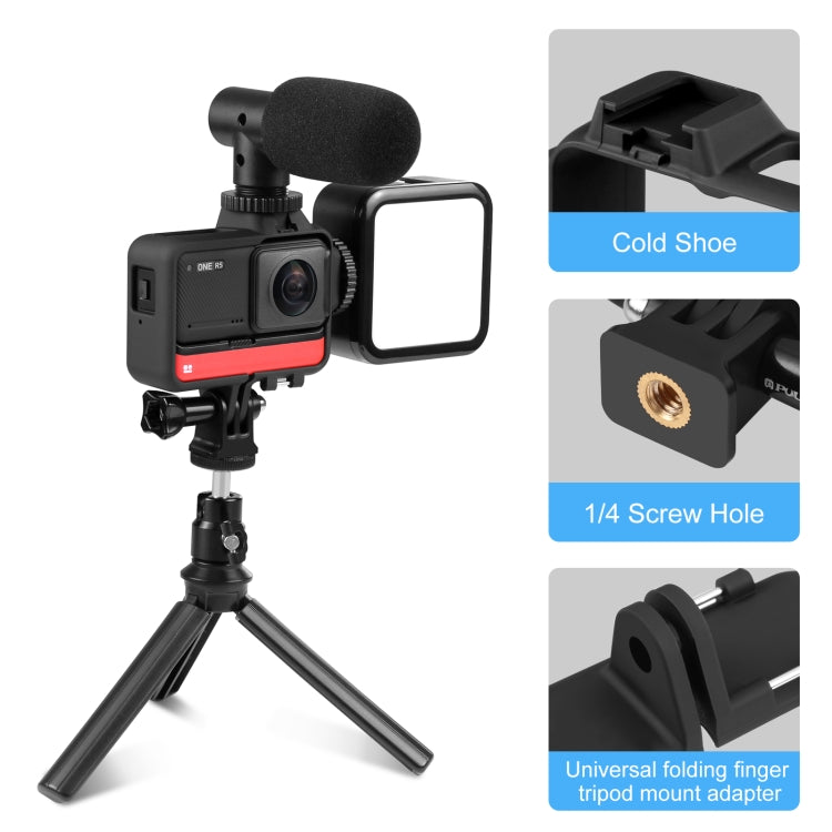 PULUZ Plastic Frame Case for Insta360 One RS 4K / 360 / 1-Inch Edition(Black) - HoMEdemic™ 