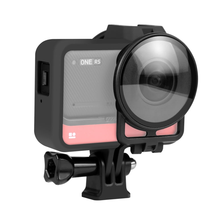 PULUZ Plastic Frame Case with Lens Guard for Insta360 One RS 360 Edition(Black) - HoMEdemic™ 
