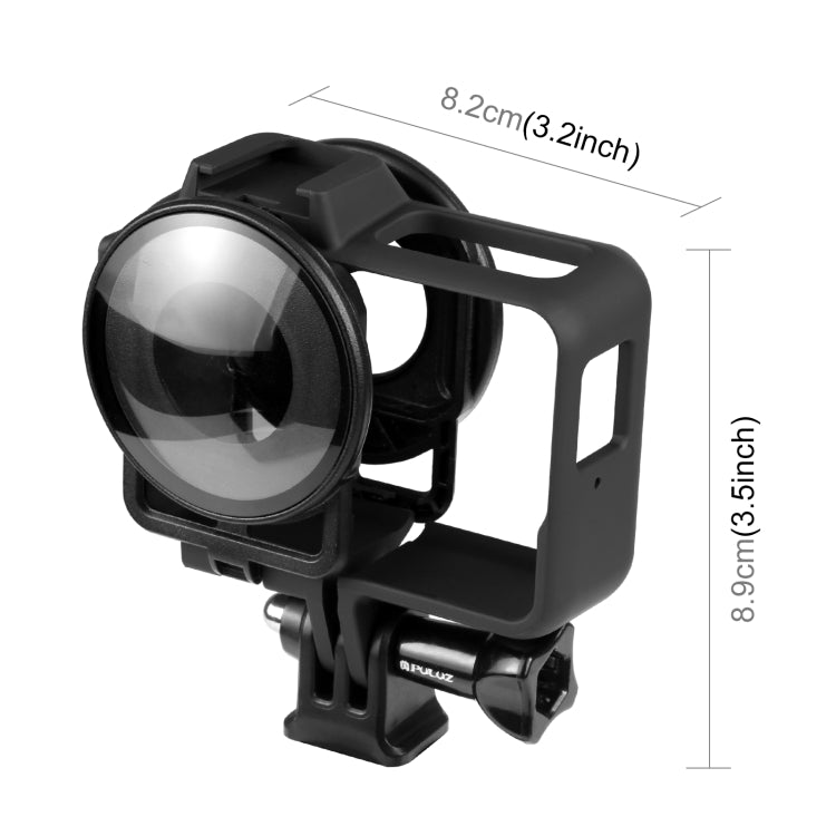 PULUZ Plastic Frame Case with Lens Guard for Insta360 One RS 360 Edition(Black) - HoMEdemic™ 