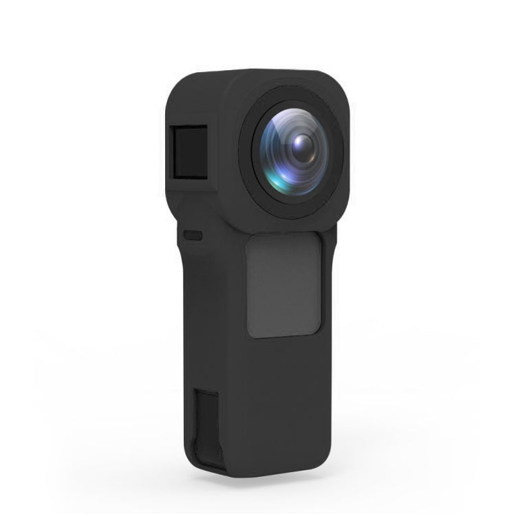 PULUZ Silicone Protective Case with Lens Cover for Insta360 One RS 1-Inch 360 Edition(Black) - HoMEdemic™ 