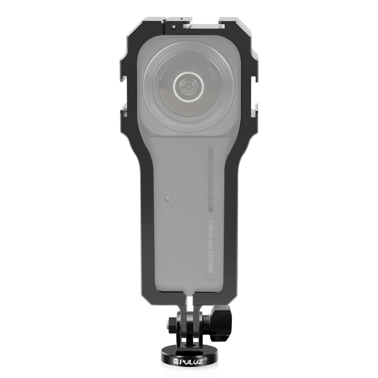 PULUZ Protective Cage Rig Housing Frame with Cold Shoe for Insta360 ONE RS 1-Inch 360 Edition(Black) - HoMEdemic™ 