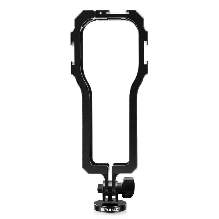 PULUZ Protective Cage Rig Housing Frame with Cold Shoe for Insta360 ONE RS 1-Inch 360 Edition(Black) - HoMEdemic™ 