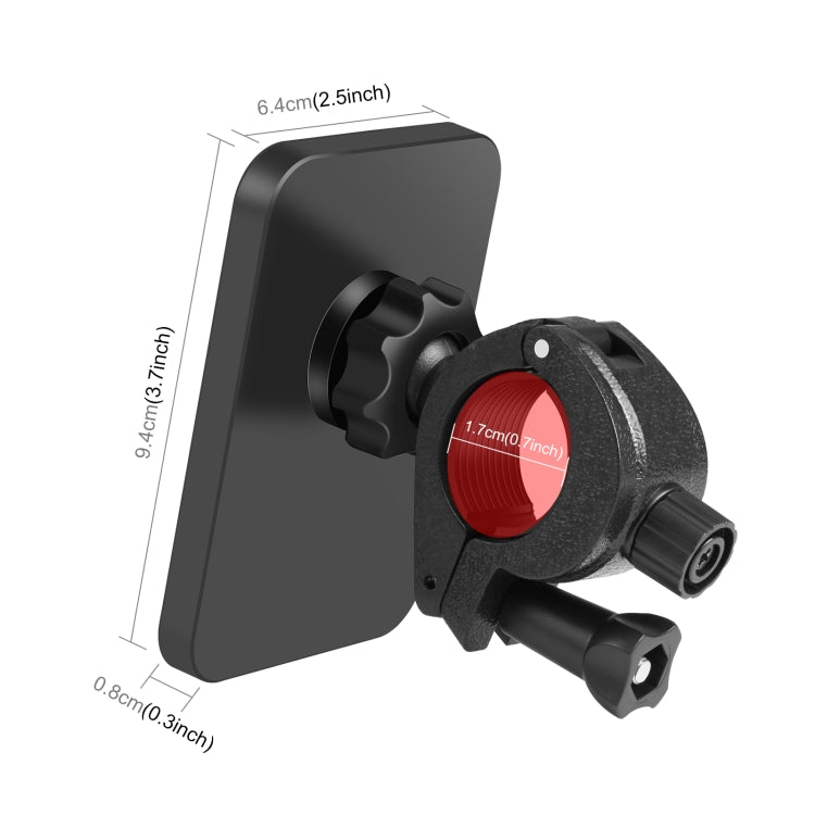 PULUZ 15W Magnetic Qi Wireless Charger Vlogging Phone Clamp Holder(Black) - HoMEdemic™ 