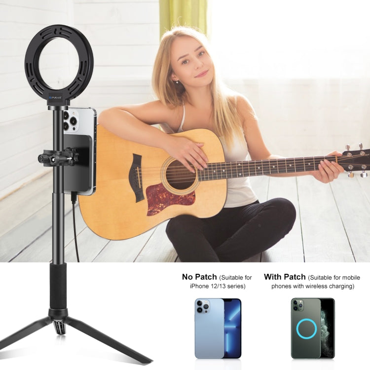 PULUZ 15W Magnetic Qi Wireless Charger Vlogging Phone Clamp Holder(Black) - HoMEdemic™ 