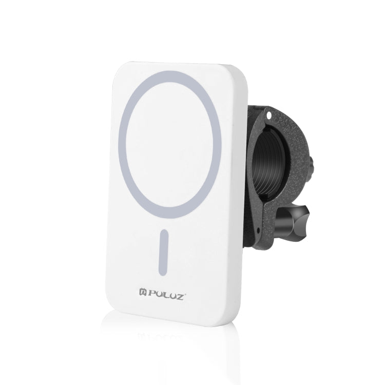 PULUZ 15W Magnetic Qi Wireless Charger Vlogging Phone Clamp Holder(White) - HoMEdemic™ 