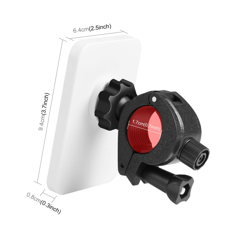PULUZ 15W Magnetic Qi Wireless Charger Vlogging Phone Clamp Holder(White) - HoMEdemic™ 