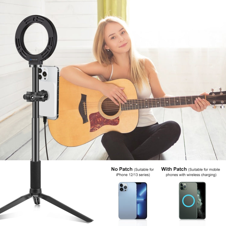 PULUZ 15W Magnetic Qi Wireless Charger Vlogging Phone Clamp Holder(White) - HoMEdemic™ 