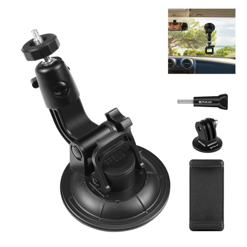 PULUZ Car Suction Cup Mount with Phone Clamp / Screw / Tripod Adapter - HoMEdemic™ 