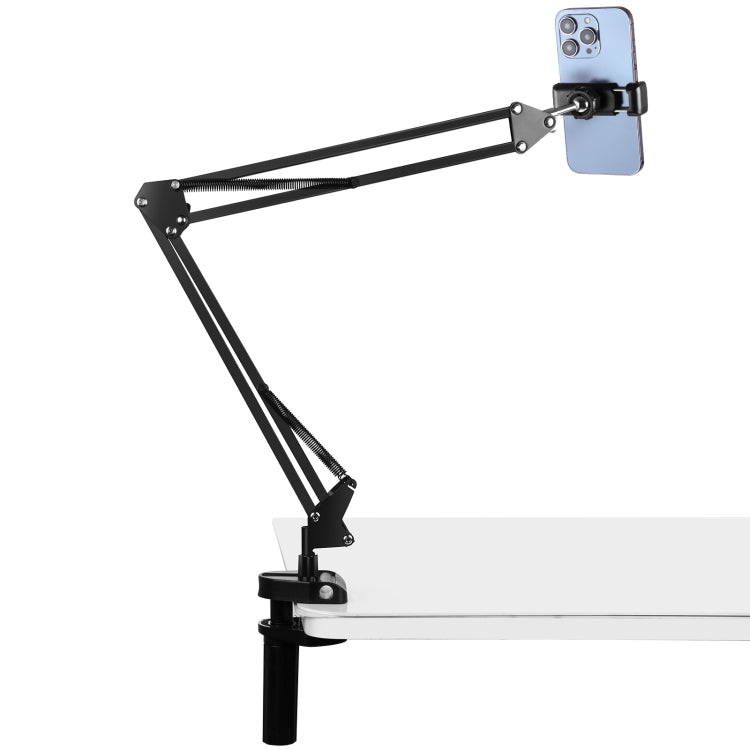 PULUZ Live Broadcast Desktop Articulating Arm Holder with Phone Clamp (Black) - HoMEdemic™ 