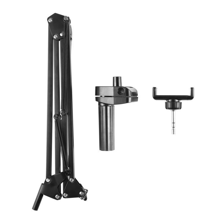 PULUZ Live Broadcast Desktop Articulating Arm Holder with Phone Clamp (Black) - HoMEdemic™ 