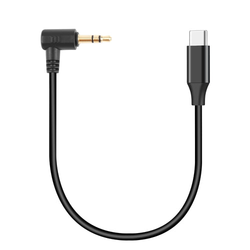 PULUZ 3.5mm TRS Male to Type-C / USB-C Male Live Microphone Audio Adapter Cable for PU3153 / PU3154 (Black) - HoMEdemic™ 