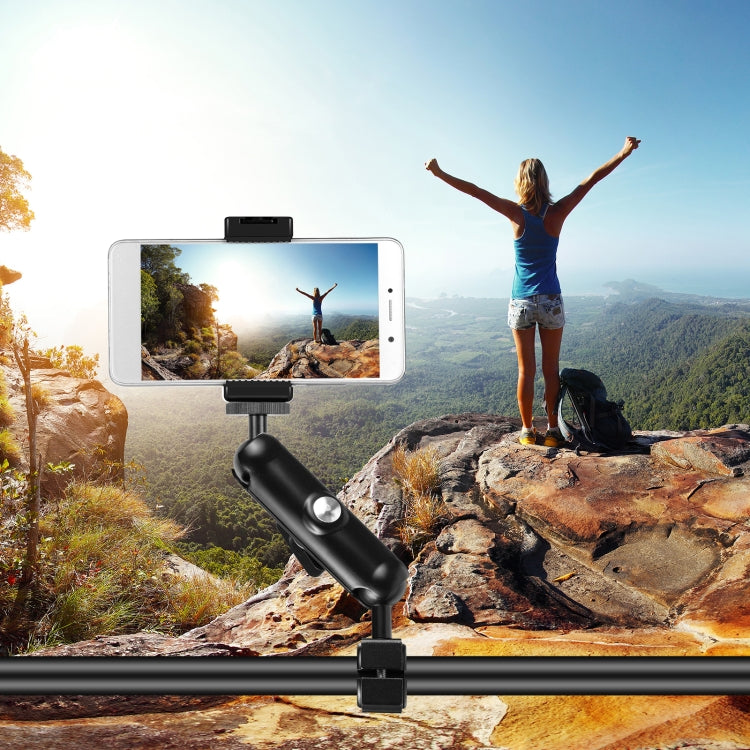 PULUZ Motorcycle Holder Rearview Mirror Fixed Mount for GoPro and Other Action Cameras (Black) - HoMEdemic™ 