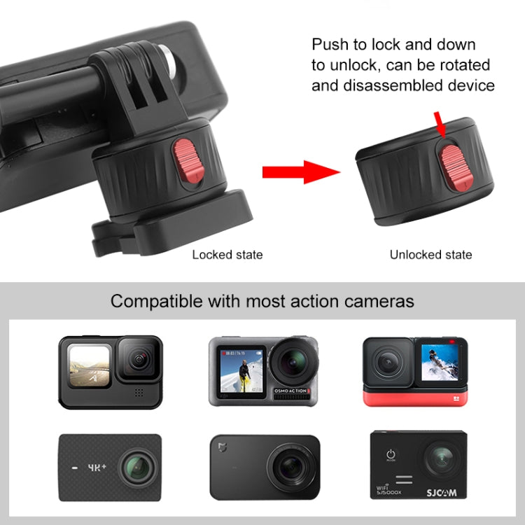 PULUZ Action Camera Quick Release Magnetic Base Adapter (Black) - HoMEdemic™ 