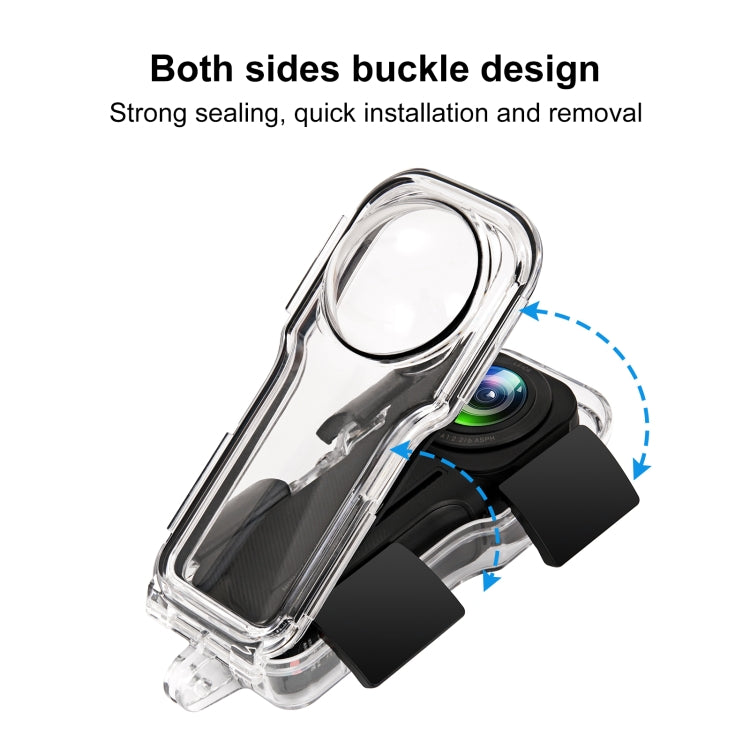 For Insta360 One RS 1-Inch 360 Edition PULUZ 40m Underwater Waterproof Housing Case - HoMEdemic™ 