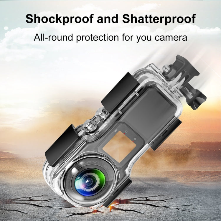 For Insta360 One RS 1-Inch 360 Edition PULUZ 40m Underwater Waterproof Housing Case - HoMEdemic™ 